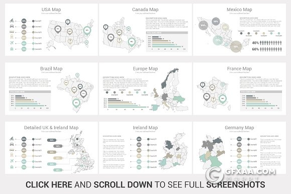 210页多用途国外PPT模板图形图表大合集 - 顶尖PPT