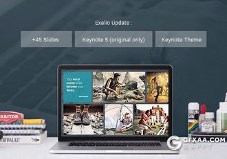 135页企业集团介绍精美商务风格keynote模板 - 顶尖PPT