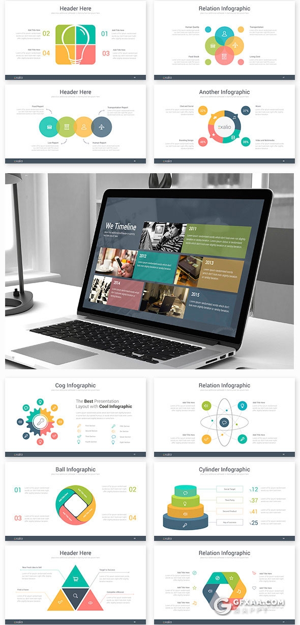 135页企业集团介绍精美商务风格keynote模板 - 顶尖PPT