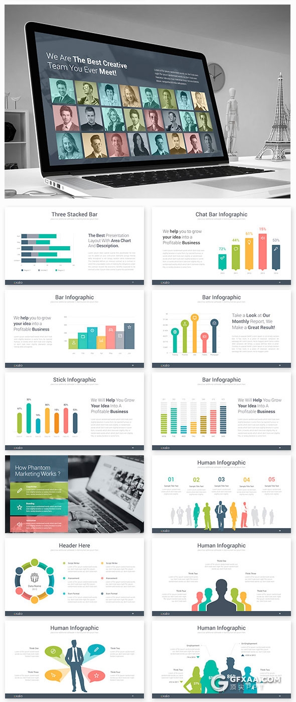 135页企业集团介绍精美商务风格keynote模板 - 顶尖PPT