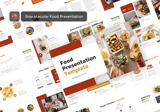 小食品创意推广营销方案PPT模板 - 顶尖PPT