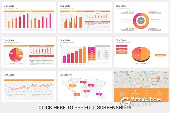 45页彩色商务风格PPT模板90种XML配色文件 - 顶尖PPT