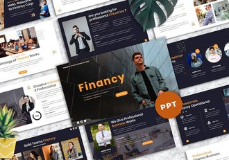 财务金融创意方案演讲PPT模板 - 顶尖PPT