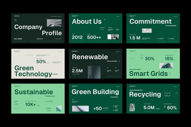 极简主义公司简介keynote模板 - 顶尖PPT