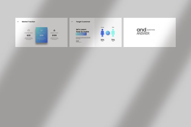 新拟态设计风格幻灯片展示PPT模板 - 顶尖PPT