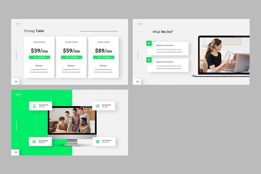 创业项目商业计划书路演Keynote模板 - 顶尖PPT