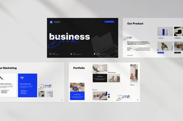 商务场景最佳商业平台PPT模板 - 顶尖PPT