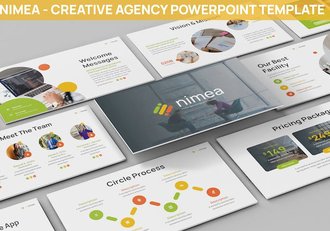 创意机构PPT模板 - 顶尖PPT