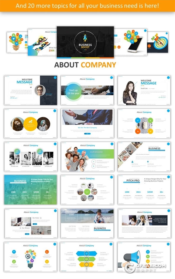 403页大型国外商务多用途PPT模板 - 顶尖PPT