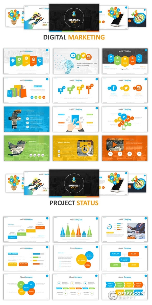403页大型国外商务多用途PPT模板 - 顶尖PPT