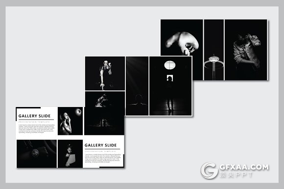 80页黑色时尚流行杂志风格PPT模板 - 顶尖PPT