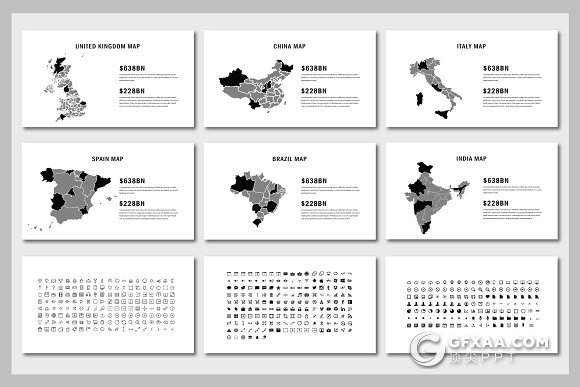 80页黑色时尚流行杂志风格PPT模板 - 顶尖PPT