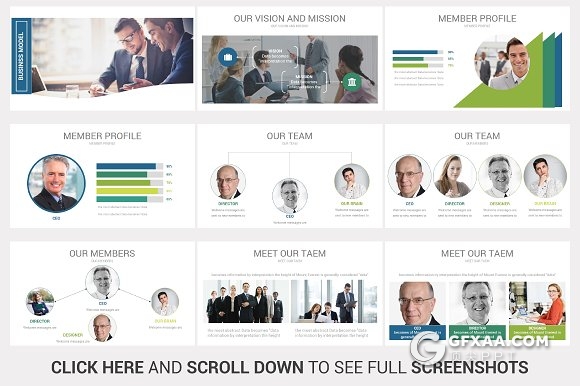 100页多种图形图表商务多用途PPT模板 - 顶尖PPT