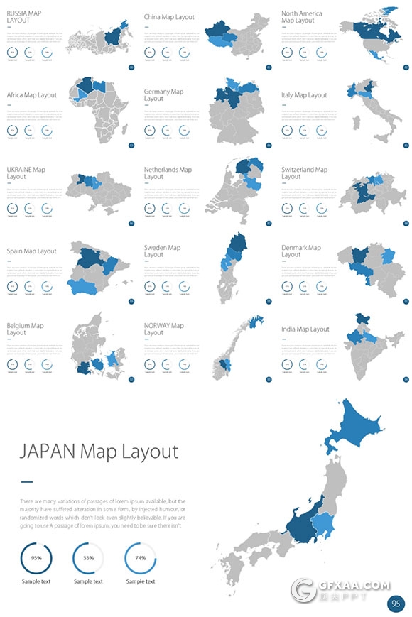 95页商务风格工作总结计划PPT模板 - 顶尖PPT