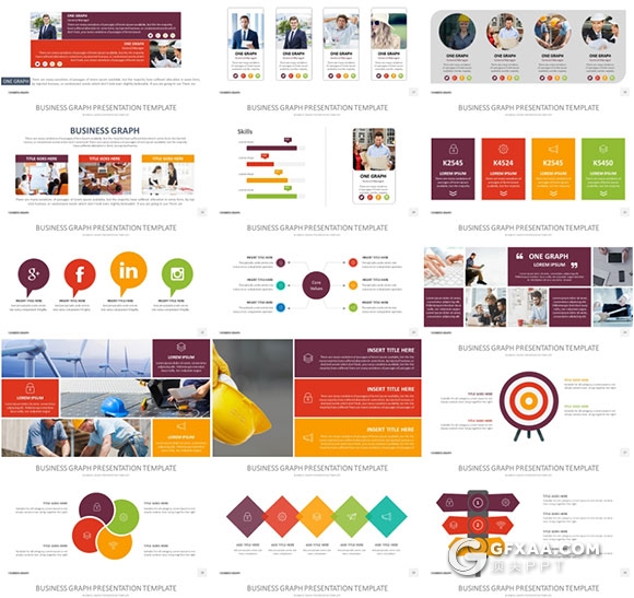 40页商务风格数据统计分析PPT模板 - 顶尖PPT