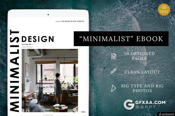 4套A4尺寸规格电子书风格PPT+keynote模板 - 顶尖PPT