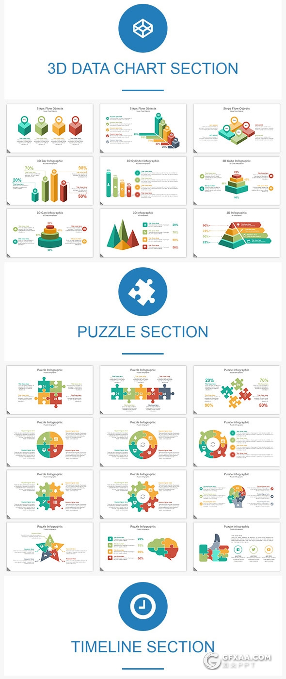 300页高逼格国外PPT模板20种主题配色 - 顶尖PPT