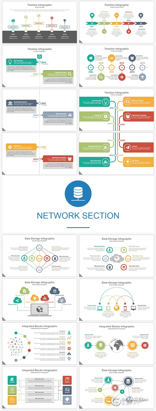 300页高逼格国外PPT模板20种主题配色 - 顶尖PPT