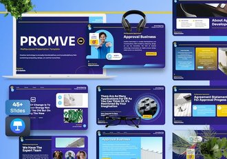 商务风格企业介绍工作计划总结keynote模板 - 顶尖PPT