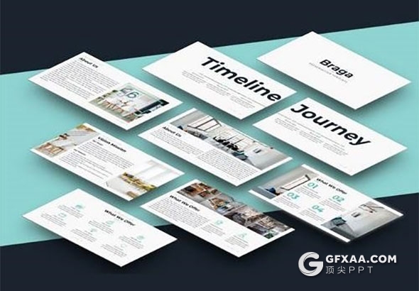 60页简约大气家具产品展示PPT模板5种主题配色 - 顶尖PPT