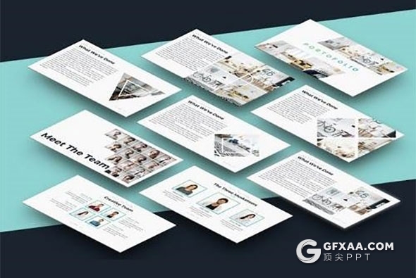 60页简约大气家具产品展示PPT模板5种主题配色 - 顶尖PPT