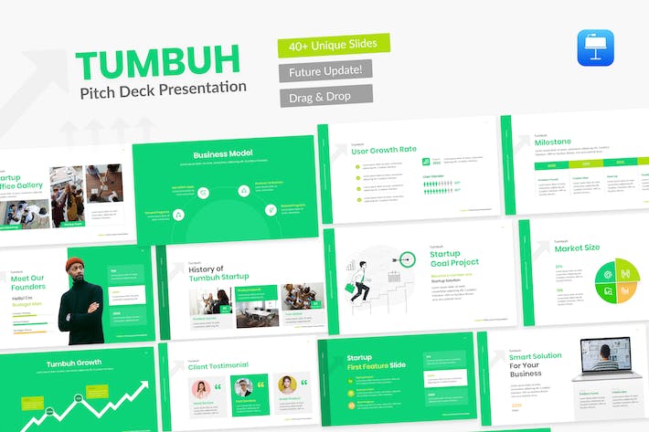 融资路演项目推介Keynote模板 - 顶尖PPT