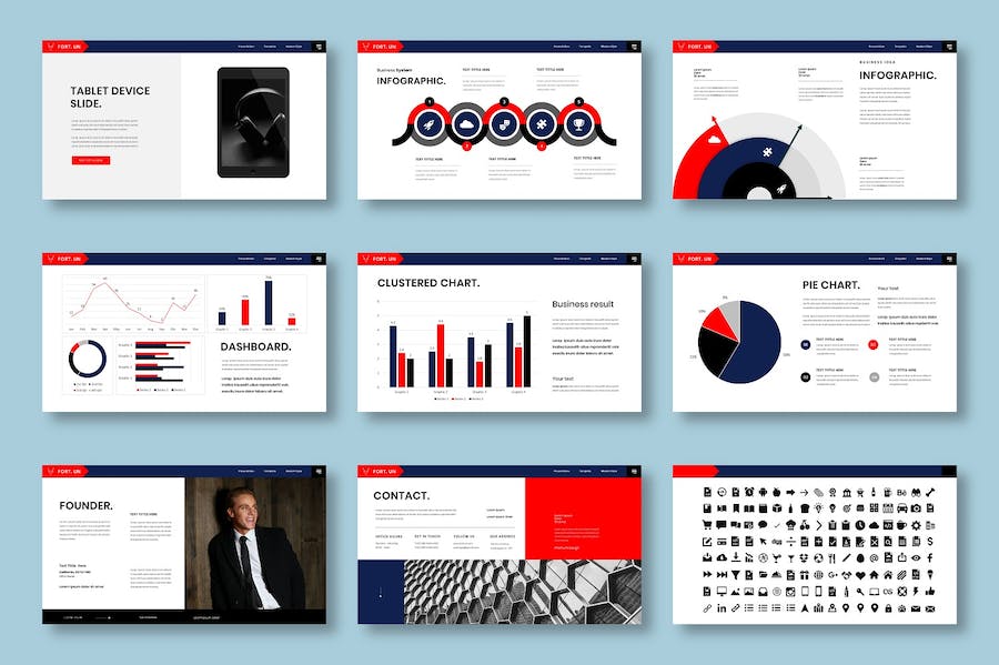 商务企业品牌视觉形象宣传推广PPT模板 - 顶尖PPT