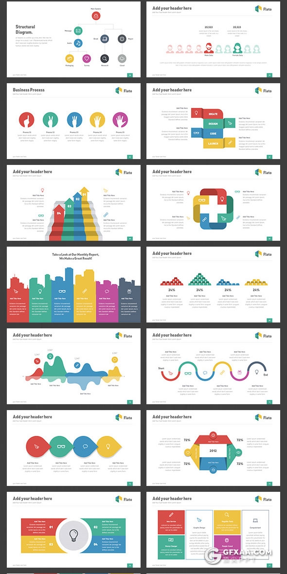 150页商务风格公司架构人员介绍keynote模板 - 顶尖PPT