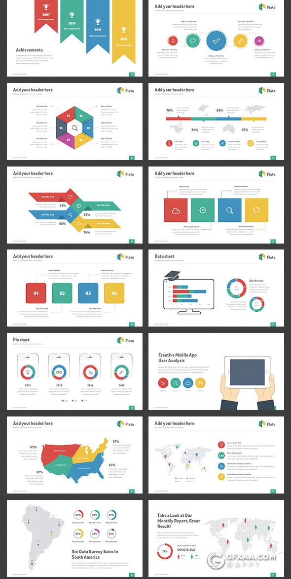 150页商务风格公司架构人员介绍keynote模板 - 顶尖PPT