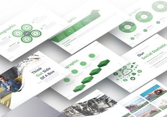 100页精致图形设计 高逼格商务keynote模板 - 顶尖PPT