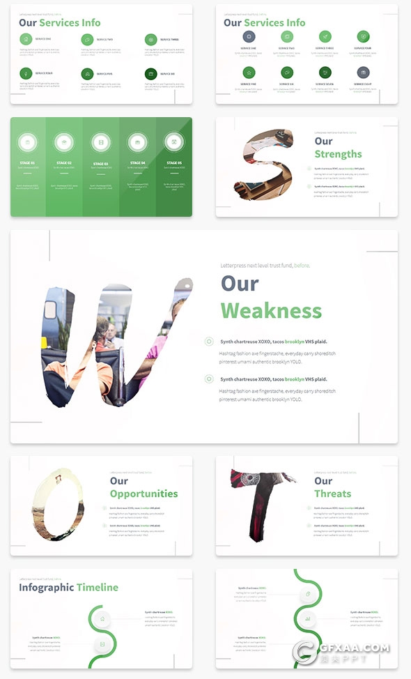 100页精致图形设计 高逼格商务keynote模板 - 顶尖PPT