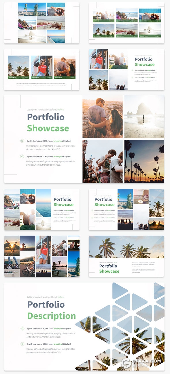 100页精致图形设计 高逼格商务keynote模板 - 顶尖PPT