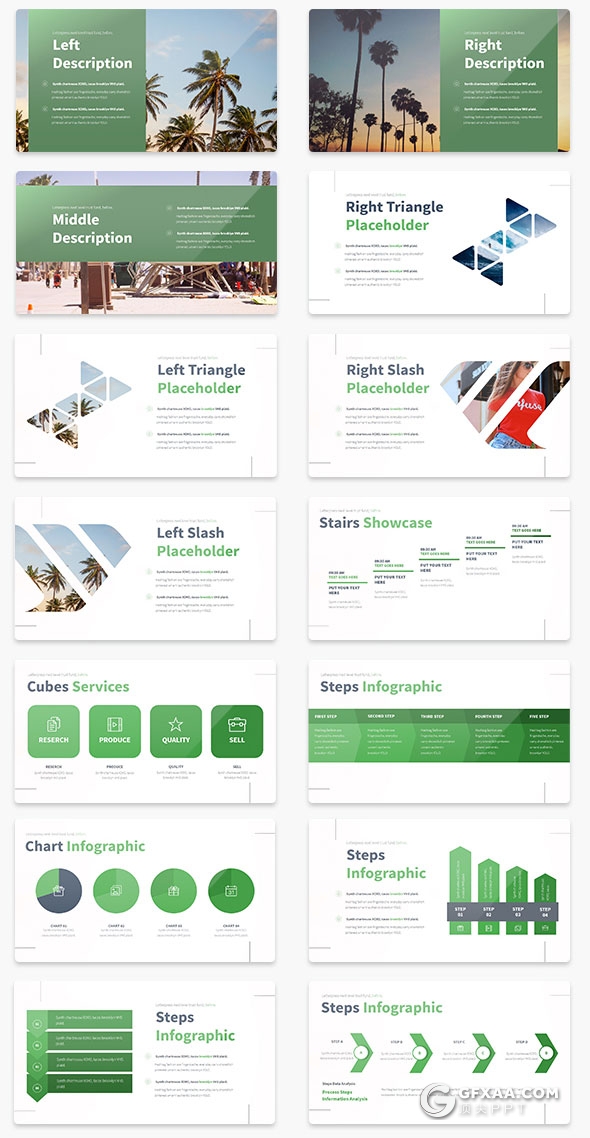 100页精致图形设计 高逼格商务keynote模板 - 顶尖PPT