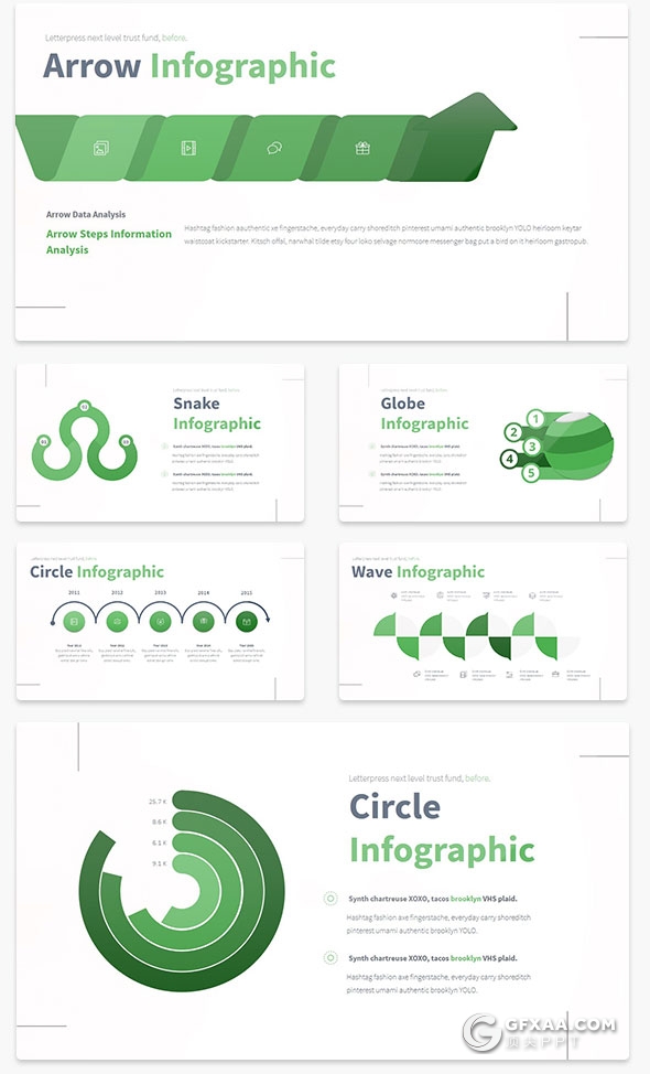 100页精致图形设计 高逼格商务keynote模板 - 顶尖PPT