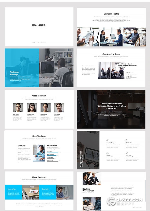 85页白底简约大气商务风格keynote模板 - 顶尖PPT