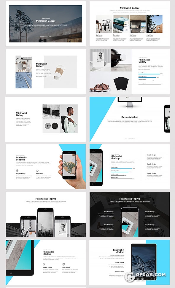 85页白底简约大气商务风格keynote模板 - 顶尖PPT