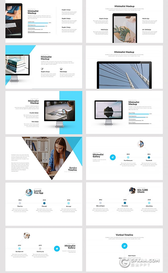 85页白底简约大气商务风格keynote模板 - 顶尖PPT