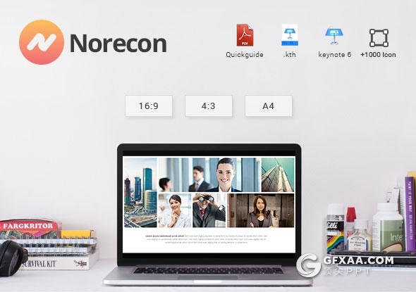 150页商务风格工作总结工作汇报keynote模板 - 顶尖PPT