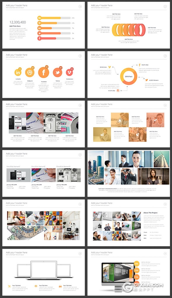 150页商务风格工作总结工作汇报keynote模板 - 顶尖PPT