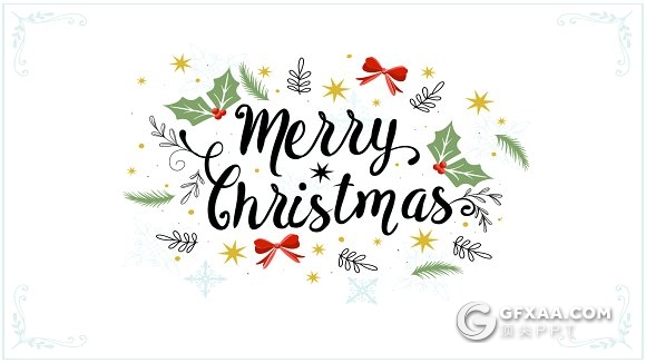 简约唯美风格圣诞节keynote模板 - 顶尖PPT