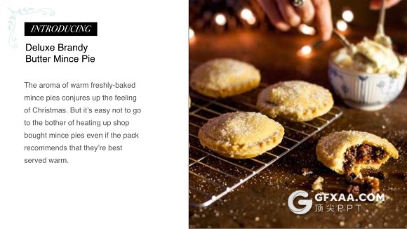 简约唯美风格圣诞节keynote模板 - 顶尖PPT