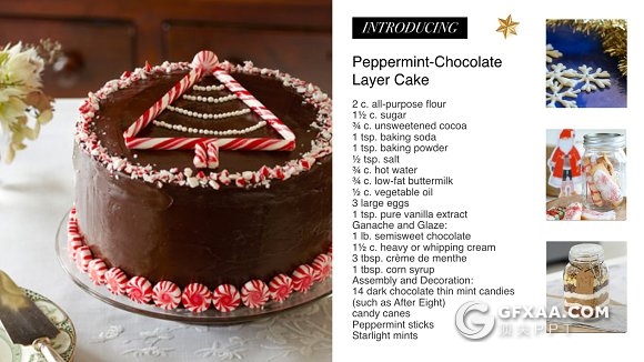 简约唯美风格圣诞节keynote模板 - 顶尖PPT