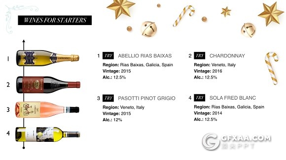 简约唯美风格圣诞节keynote模板 - 顶尖PPT