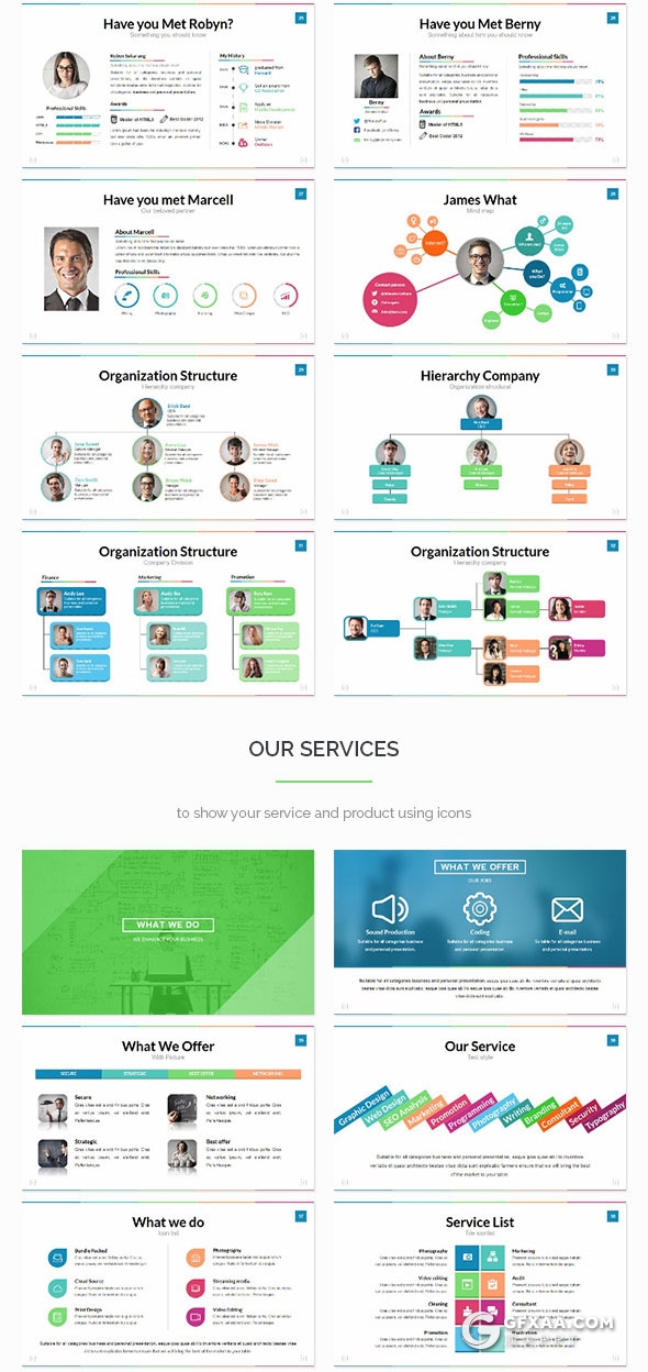 【1.41GB】200页多种行业通用PPT模板 4种尺寸15种主题配色 - 顶尖PPT