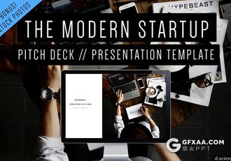 34页极简风格PPT+keynote模板 包含68张高清配图 - 顶尖PPT