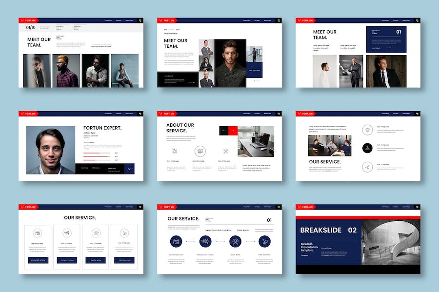 商务企业品牌视觉形象宣传推广PPT模板 - 顶尖PPT