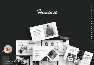 30页黑白简约风格keynote模板 5种主题配色 - 顶尖PPT