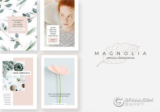 103页A4规格文艺唯美系列PPT画册模板 - 顶尖PPT