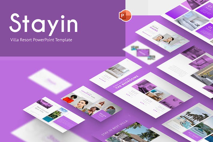 旅游度假美国PPT模板 - 顶尖PPT