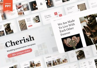 情人节主题婚礼活动策划布置PPT模板 - 顶尖PPT